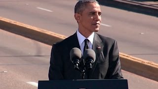 President Obama Delivers Remarks on the 50th Anniversary of the Selma Marches [upl. by Nnitsuj803]