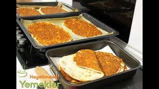 LAHMACUN Bu Tariften Şaşmayın Ev Yapımı Yumuşacık Lahmacun Tarifi Lahmacun Nasıl Yapılır [upl. by Elok]