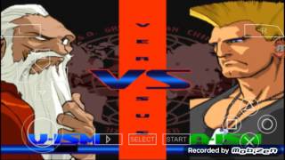 street fighter alpha 3 max combos PPSSPP Android [upl. by Ecniuq]