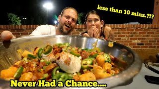 Monster Tator Tot Challenge  ManvFood  Molly Schuyler  Texas [upl. by Kamal]