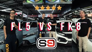 S9TV Vol74  มาชมรีวิว FL5 vs FK8 ใน AZC EP3 [upl. by Aitercal253]