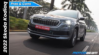 2022 Skoda Kodiaq  4 Pros amp 4 Cons  MotorBeam [upl. by Eitteb149]