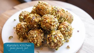 Carrot cake bliss balls  Karolas Kitchen [upl. by Milas441]