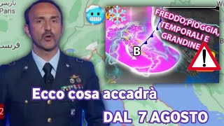 METEO ITALIA Ottima e bellissima notizia Ritorno in Italia linverno i temporali e il freddo vero [upl. by Viviene692]