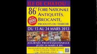 86e Foire Nationale Antiquités Brocante Produits du Terroir CHATOU [upl. by Moia191]