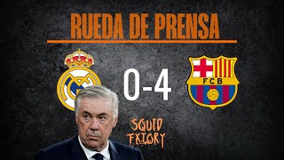 Carlo Ancelotti Rueda de prensa Real Madrid vs Barcelona [upl. by Esya]