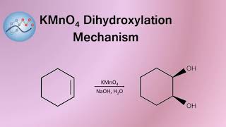 KMnO4 Dihydroxylation Mechanism  Organic Chemistry [upl. by Selia62]