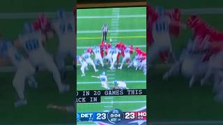 Detroit Lions Jake Bates Game Winning FG  Houston Texans 111024shortsshortvideoyoutubeshorts [upl. by Kal]