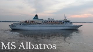 Auslaufen der MS Albatros in Bremerhaven  Phoenix Reisen [upl. by Latt]