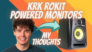 KRK RP5 Rokit 5 G4 Professional BiAmp 5quot Powered Studio Monitor Pair Review [upl. by Vashti252]