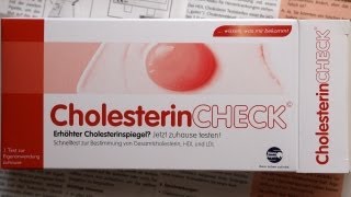 Cholesterin selbst testen CholesterinCHECK amp Apotheke VEGAN [upl. by Thgiwed816]