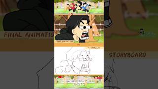 Storyboard vs Animation  Gagamba Fight Part 2  shorts [upl. by Udele643]