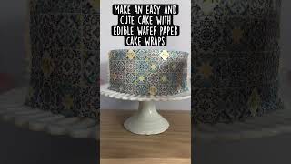 Edible wafer paper sheets for cake decorating [upl. by Naut]