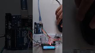 Vehicle Speed Detector Using Ultrasonic Sensor arduino [upl. by Dewain432]