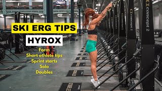 HYROX TIPS  SKI ERG [upl. by Tomasina]