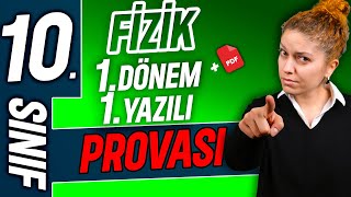 10sınıf fizik 1dönem 1yazılı örneği  MEB SENARYOSU YENİ MÜFREDAT  2024 2025 📂PDF [upl. by Aleil]