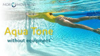 Aqua Tone  Pool Workout without equipment 2024 [upl. by Aicemat]