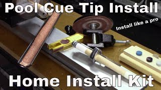 How To Install A Pool Cue Tip [upl. by Aimerej]