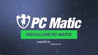 Install PC Matic on macOS 14 Sonoma [upl. by Aniles]