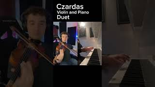 Czardas Violin Piano Duet shorts [upl. by Notsud457]