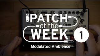 volca modular Patch of the Week 1 Modulated Ambience [upl. by Anabella]