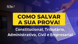 Como salvar a sua PROVA  Maurício Gieseler [upl. by Rustice]