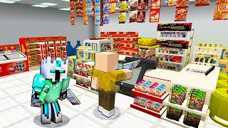 PERMINTAAN KALIAN KITA BISA BELANJA AIR GALON BERAS MAKAN ICE CREAM DI MINIMARKET MINECRAFT [upl. by Conlee]