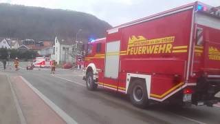 Einsatzfahrt GWL Feuerwehr Geislingen Steige [upl. by Eineeuq]