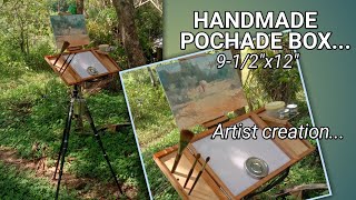 Handmade Pochade box for Plein Airupdated version [upl. by Ecertap990]