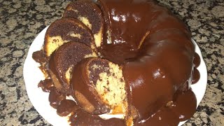 cuando hagas esta receta no dejaras de hacerlapastelmarmoleado biscochodevainillaychocolate [upl. by Sadnalor]