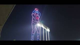 Light Show at the Dodger Stadium 🏟 [upl. by Collar]