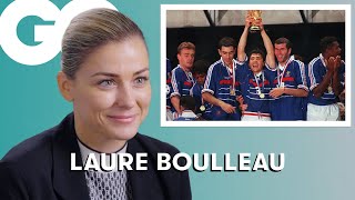 Laure Boulleau revient sur les carrières des légendes du football Zidane Thierry Henry  GQ [upl. by Sirah]