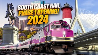 South Coast Rail 2024  Phase 1 Opening 🚂❤️ [upl. by Eiramadnil]