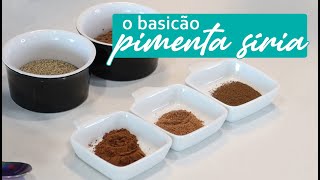 PIMENTA SÍRIA  O BASICÃOTEMPEROS [upl. by Kissner486]