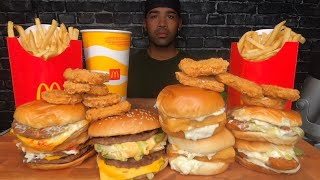 ASMR NO TALKING MCDONALDS MUKBANG [upl. by Letnohc]