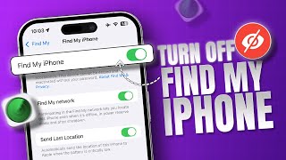 How To Turn OFF Disable Find My iPhone  Deactivate Find My iPhone [upl. by Wescott]