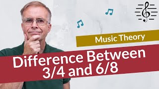 The Difference Between 34 and 68 Time Signatures  Music Theory [upl. by Yug]