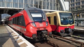 Bahnbetrieb Bahnhof Alexanderplatz Berlin 忙しいアレキサンダープラッツ駅 ベルリン Tram SBahn RE IC ICE [upl. by Palumbo]