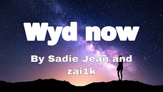 Wyd now by Sadie Jean tiktok version with zai1k with lyrics [upl. by Debbee211]