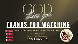 Church of God By Faith of Orlando wednesday jeune 100224 [upl. by Daphene]