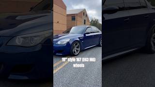 E60 M5 style 166 vs style 167 wheels bmw [upl. by Harwilll506]