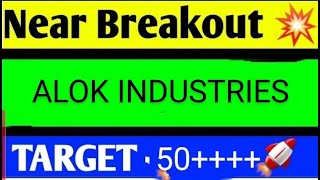 ALOK INDUSTRIES SHARD LATEST NEWS TODAYALOK INDUSTRUES SHARE LATEST NEWSALOK INDUSTRIES ANALYSIS [upl. by Kirsten]