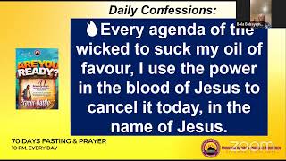 70 DAYS PRAYER amp FASTING 2024  SECTION 4 DAY 9  MFM Riverdale 091224 [upl. by Dranoc209]