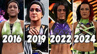 The Evolution of Bayley Entrance 20162024  WWE Games [upl. by Silecara651]