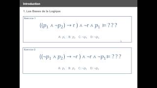 Logique Informatique Intro [upl. by Yonatan]