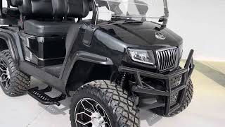 Evolution Black Out D5 Maverick Lifted Lithium Golf Cart [upl. by Mareah357]