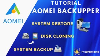 How to Backup or Restore with AOMEI Backupper [upl. by Teerprah]