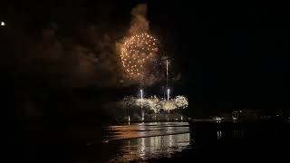 Feu dartifice Les Sables dOlonne 14 juillet 2024 [upl. by Sanferd]