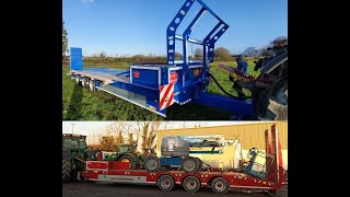 Agri Machinery Ireland Low Loaders AampW Engineering [upl. by Rosenkrantz794]