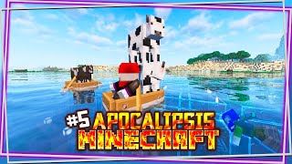 100 dias en APOCALIPSISMINECRAFT Vacas CENUTRIA y HORDA ZOMBIE 5 [upl. by Dowdell]